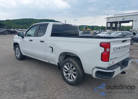 2020 Chevrolet Silverado 1500 2Wd Double Cab Standard Bed Custom from USA, damaged, VIN 1GCRWBEH8LZ283232